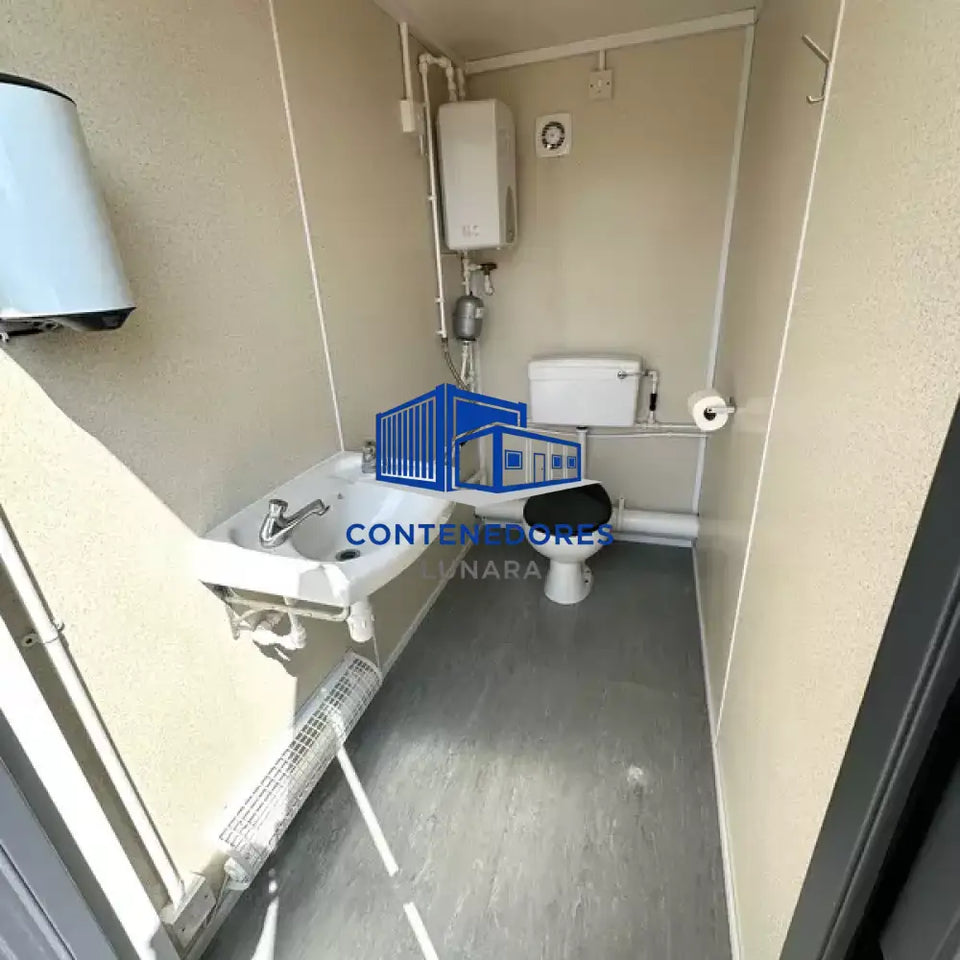 BLOQUE DE SANITARIOS DE 20 PIES