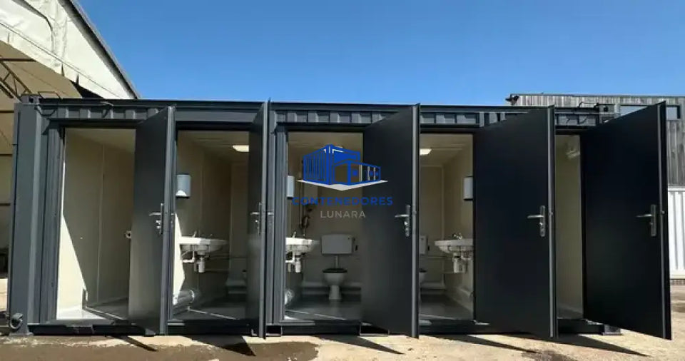 BLOQUE DE SANITARIOS DE 20 PIES