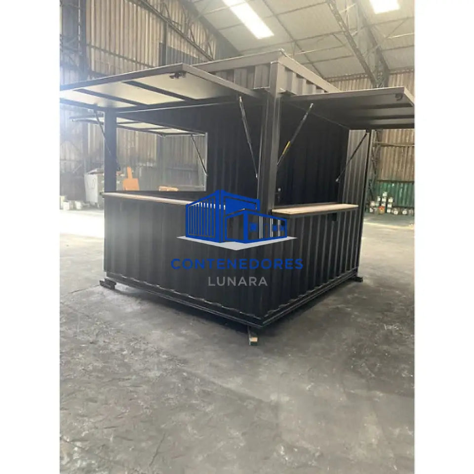CONTENEDOR DE ENVIO DE 10 PIES CAFETERIA DE 3 PUERTAS