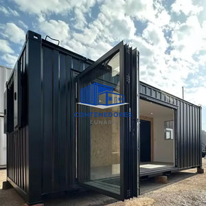 CONTENEDOR DE OFICINA 6,4 X 2,4 M CON PUERTA PLEGABLE