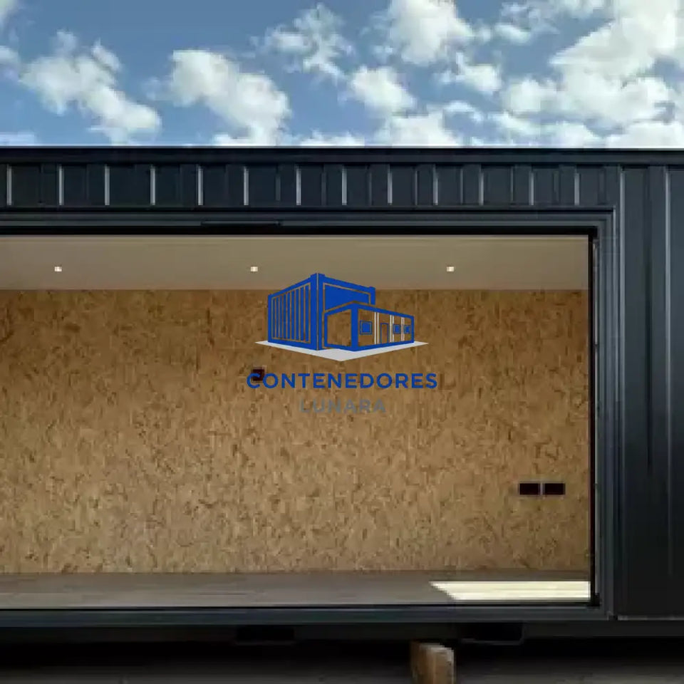 CONTENEDOR DE OFICINA 6,4 X 2,4 M CON PUERTA PLEGABLE