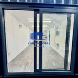 CONTENEDOR DE OFICINA 9,7 X 3 M CON PUERTA CORREDIZA