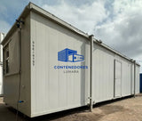 CONTENEDOR DE OFICINA 9,7 x 3 M CON SANITARIOS
