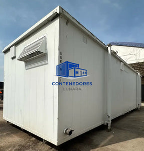 CONTENEDOR DE OFICINA 9,7 x 3 M CON SANITARIOS