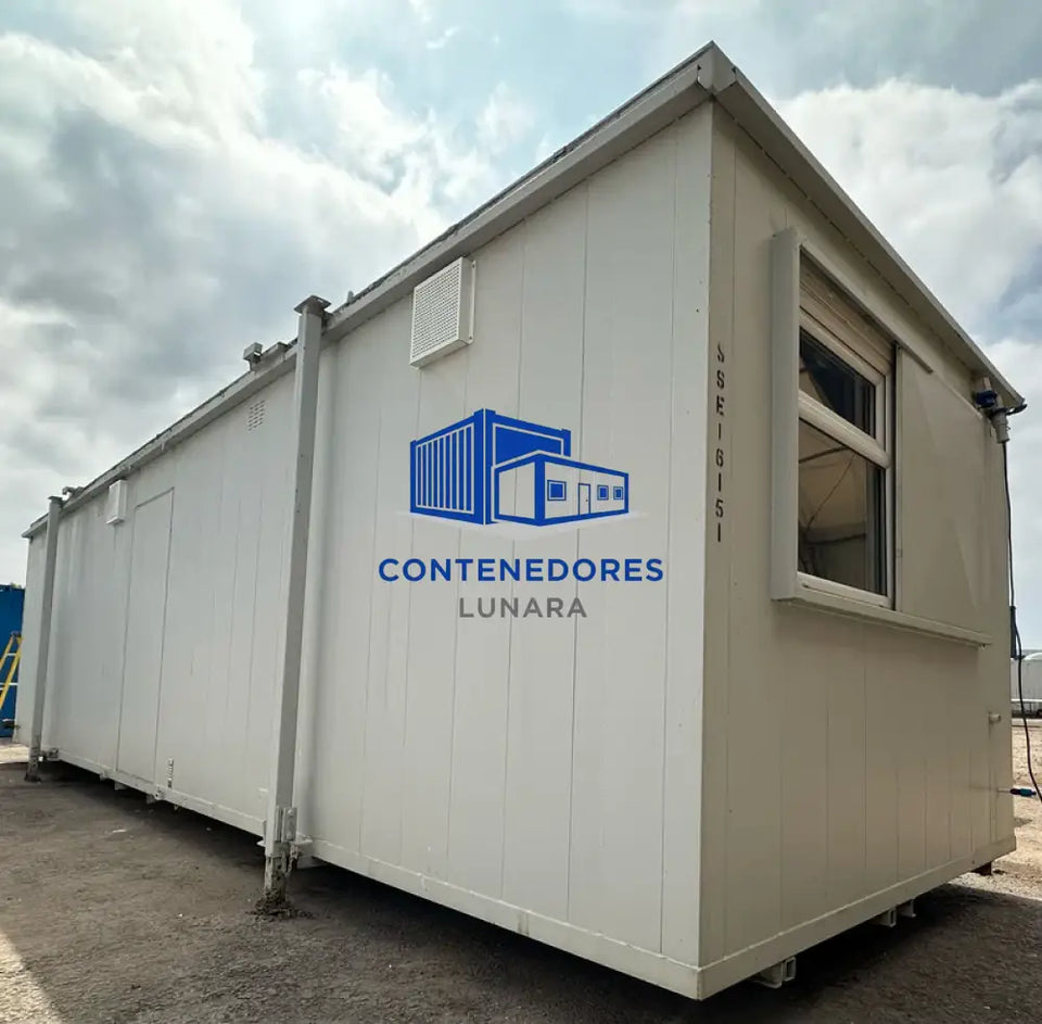 CONTENEDOR DE OFICINA 9,7 x 3 M CON SANITARIOS
