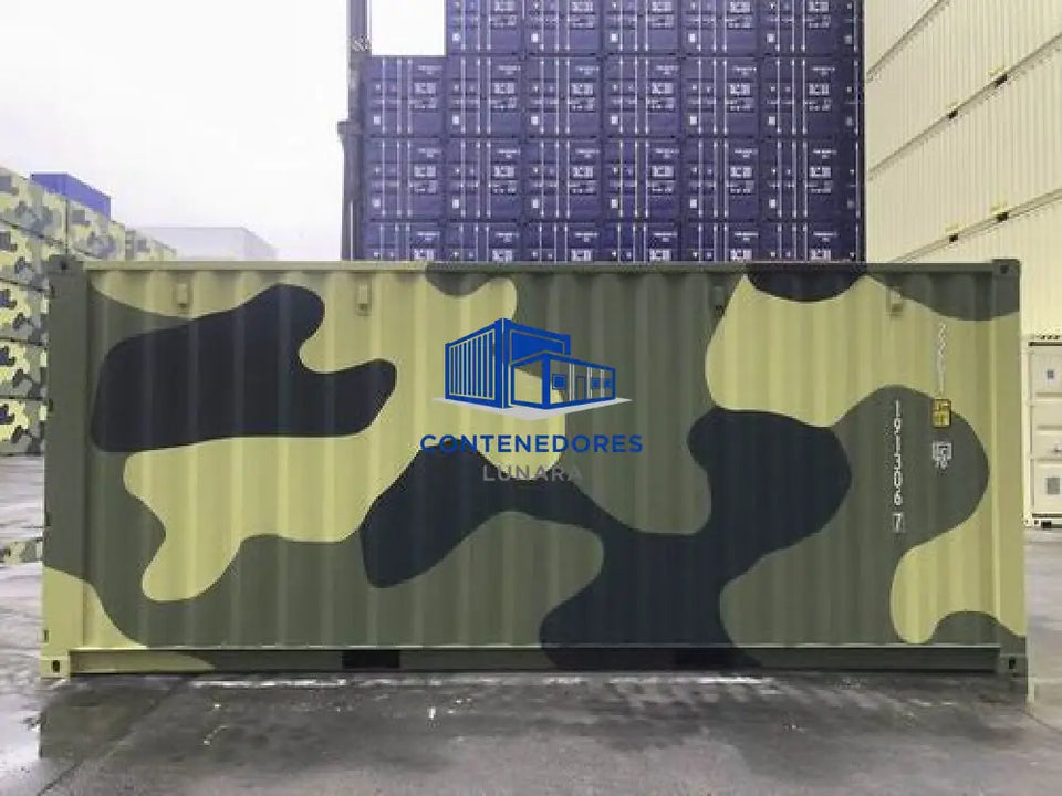 CONTENEDOR MARÍTIMO CAMUFLAJE DE 20 PIES