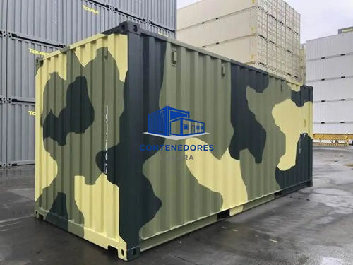 CONTENEDOR MARÍTIMO CAMUFLAJE DE 20 PIES