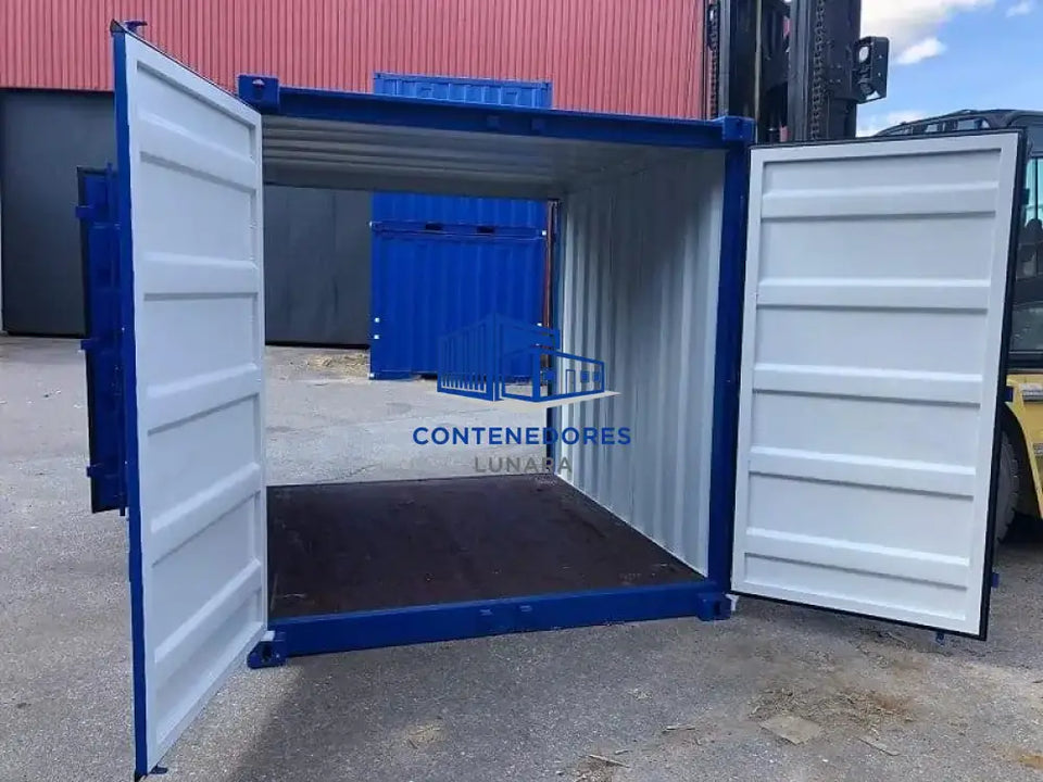 CONTENEDOR MARITIMO DE 10 PIES CON PUERTAS DOBLES