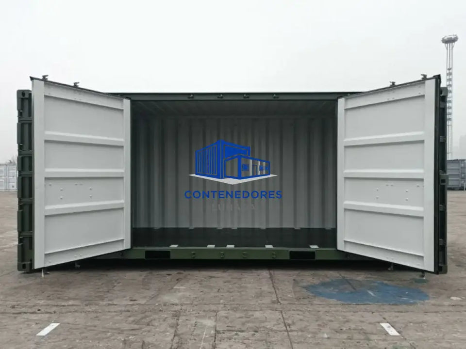 CONTENEDOR MARITIMO DE 20 PIES CON ACCESO LATERAL COMPLETO STANAG - NUEVO