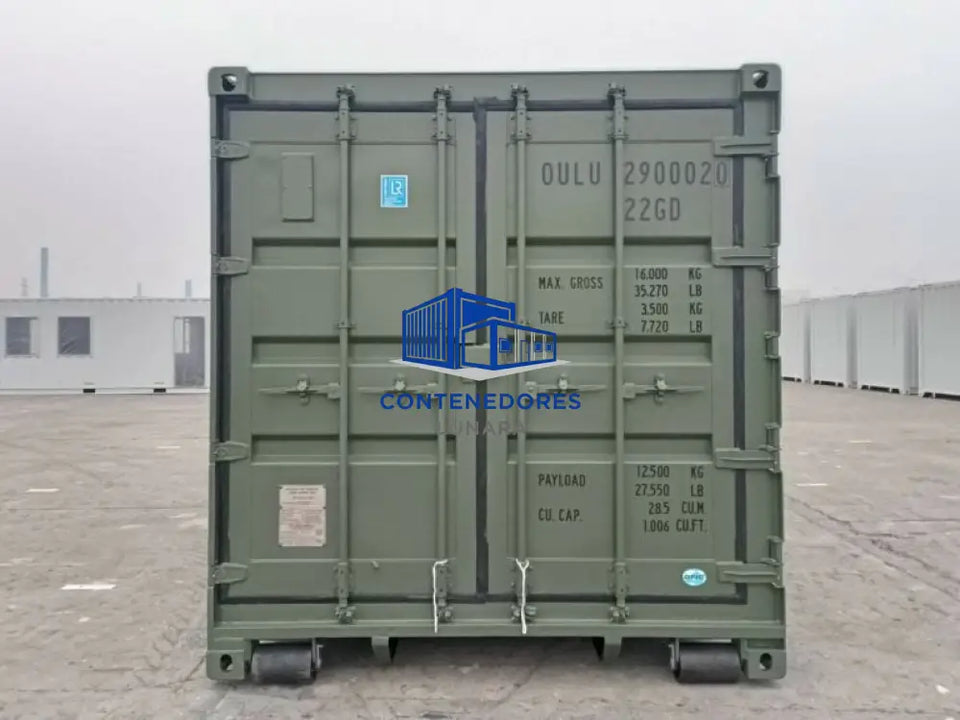 CONTENEDOR MARITIMO DE 20 PIES CON ACCESO LATERAL COMPLETO STANAG - NUEVO