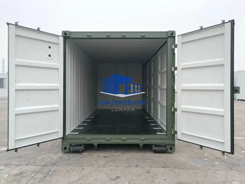 CONTENEDOR MARITIMO DE 20 PIES CON ACCESO LATERAL COMPLETO STANAG - NUEVO