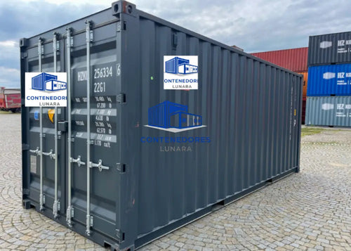 CONTENEDOR MARITIMO DE 20 PIES GRIS - NUEVO