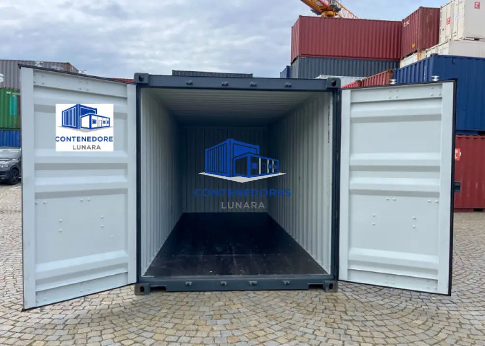 CONTENEDOR MARITIMO DE 20 PIES GRIS - NUEVO