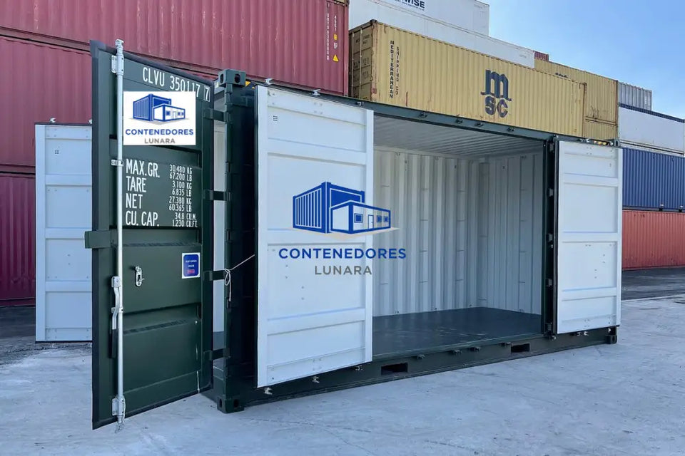 CONTENEDOR MARITIMO DE 20 PIES HC CON APERTURA LATERAL - NUEVO