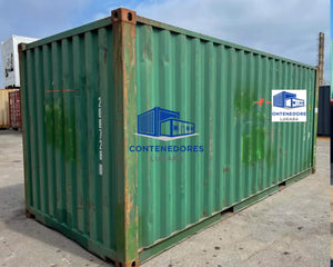 CONTENEDOR MARITIMO DE 20 PIES VERDE - USADO