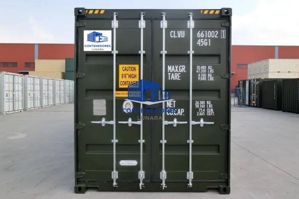 CONTENEDOR MARÍTIMO DE 40 PIES HIGH CUBE TIPO TÚNEL - NUEVO