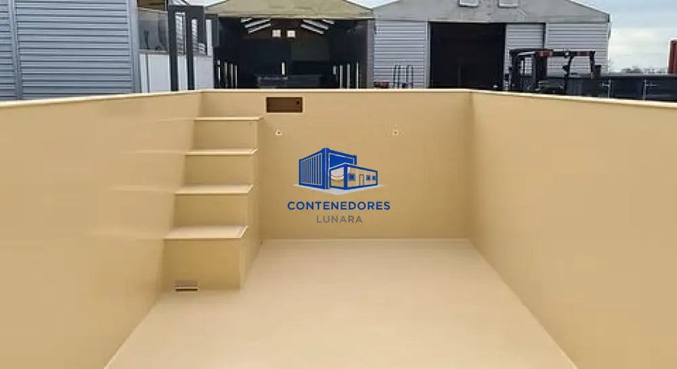 CONTENEDOR PISCINA DE POLIPROPILENO 6,5 x 2,6 M