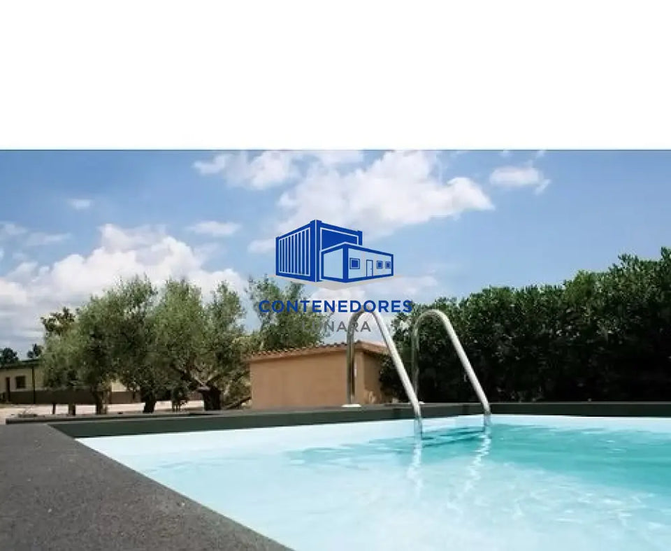 MINI CONTENEDOR DE PISCINA MÓVIL 5M25x2M55x1M26