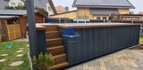 PISCINA CONTENEDOR DE 6.2 M x 2.5 M CON BOMBA DE CALOR