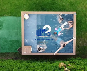 PISCINA SPA CONTENEDOR 3.0 M X 2.5 M CON JACUZZI