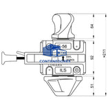 TWIST LOCK SEMIAUTOMATICO